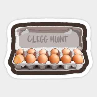 Egg Hunt Carton Sticker